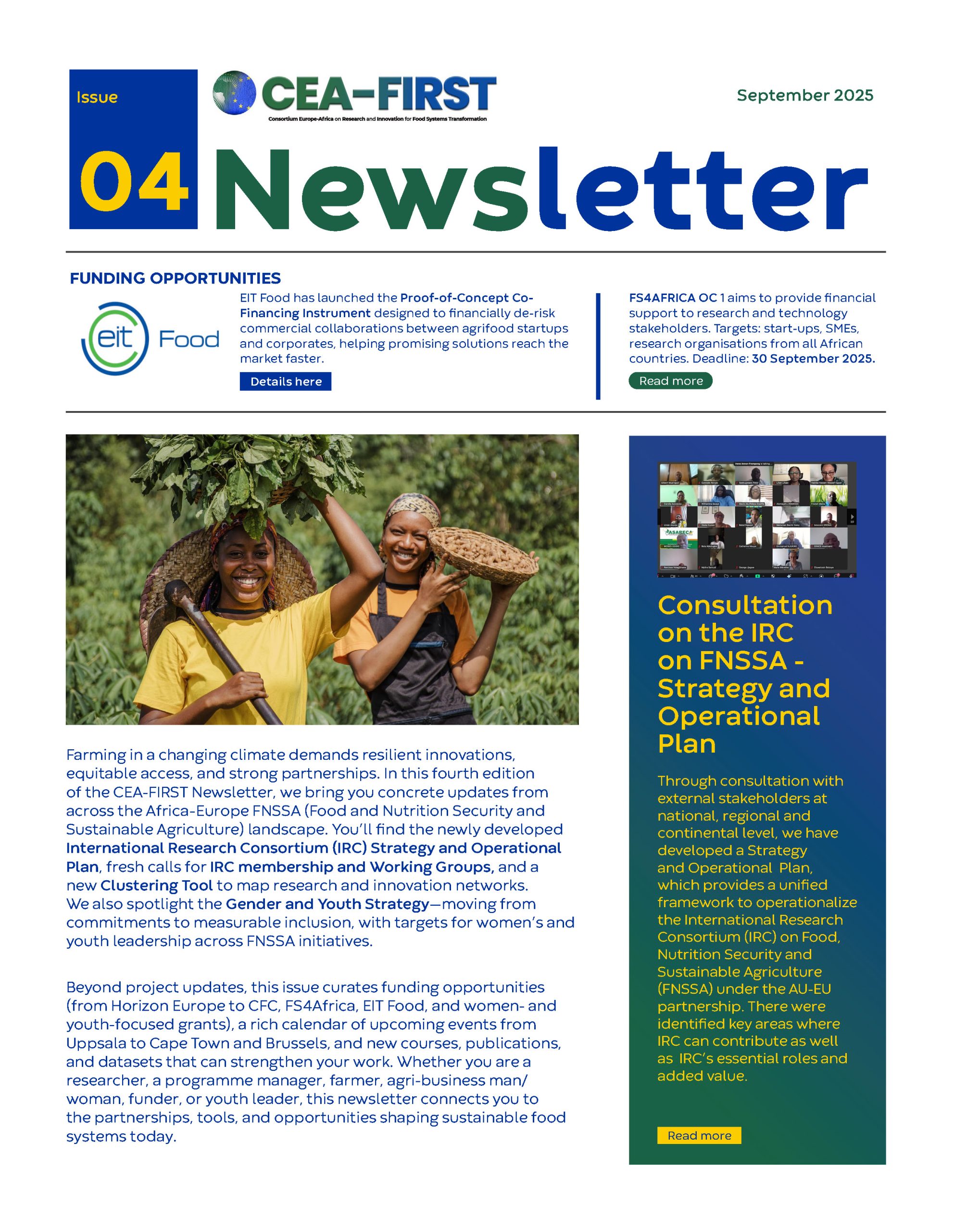 IRC CEAFIRST NEWSLETTER 2