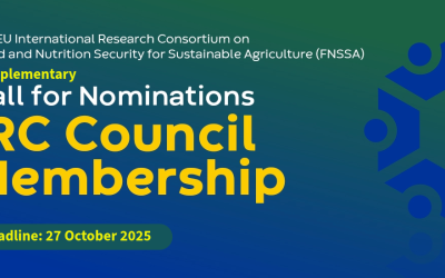 Supplementary Call for Nominations: EU-Based Representative to the International Research Consortium (IRC) Council (AU-EU FNSSA Partnership)